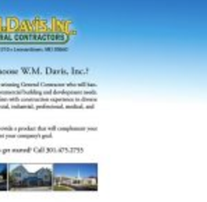 WM Davis postcard-commercial-back Direct Mail