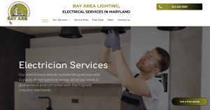 Bay Area Lighting Electrician website