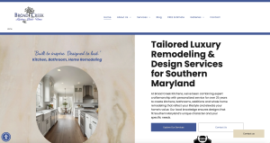 kitchen company web design